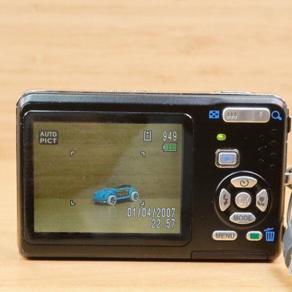 Pentax Optio Z10 8 MP Digital Camera, 7x Optical Zoom,Black - Picture 6 of 8